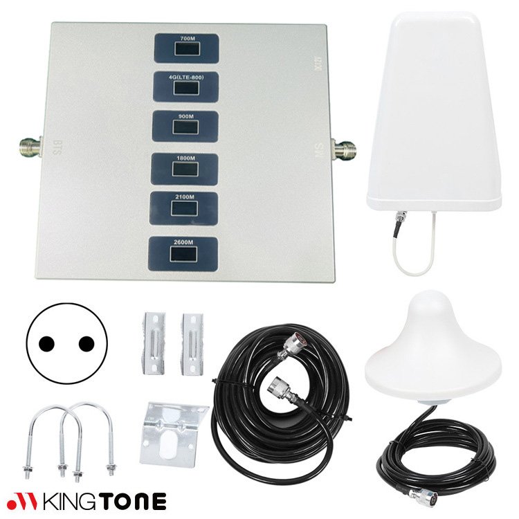 New B28 B20 B8 B3 B1 B7 6 Band Cellular Signal Repeater Amplifier 700 800 900 1800 2100 2600 Mobile Signal Booster 3G 4G 5G